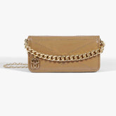 BOLSA BEGE COURO COSTURA EM X S 50018 3035 0003 SCHUTZ